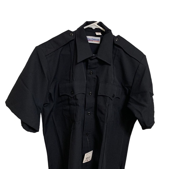 Flying Cross/ Urban Defender Men’s Justice Powerstretch Short Sleeve Shirt LAPD - Picture 3 of 9